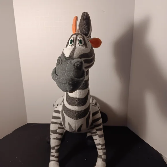 Plush Zebra and Lion Toy Set - Picture 6 of 8